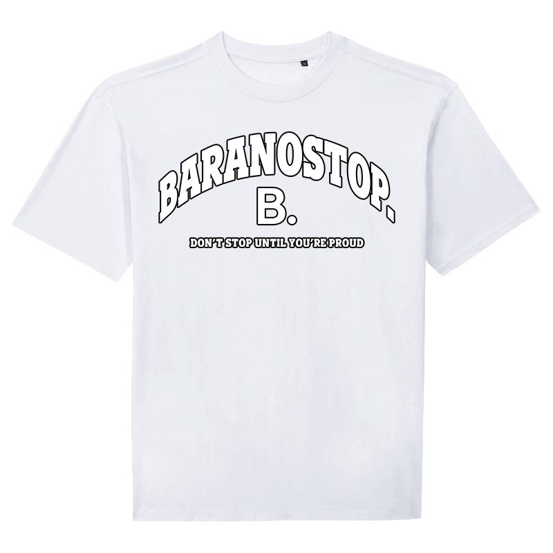 T-shirt Oversize White Collection Old School 24