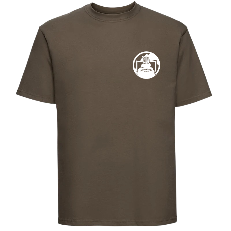 T-shirt Baranostop Logo Marron