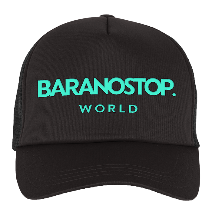 Casquette trucker Mousse Baranostop basic Black/Green