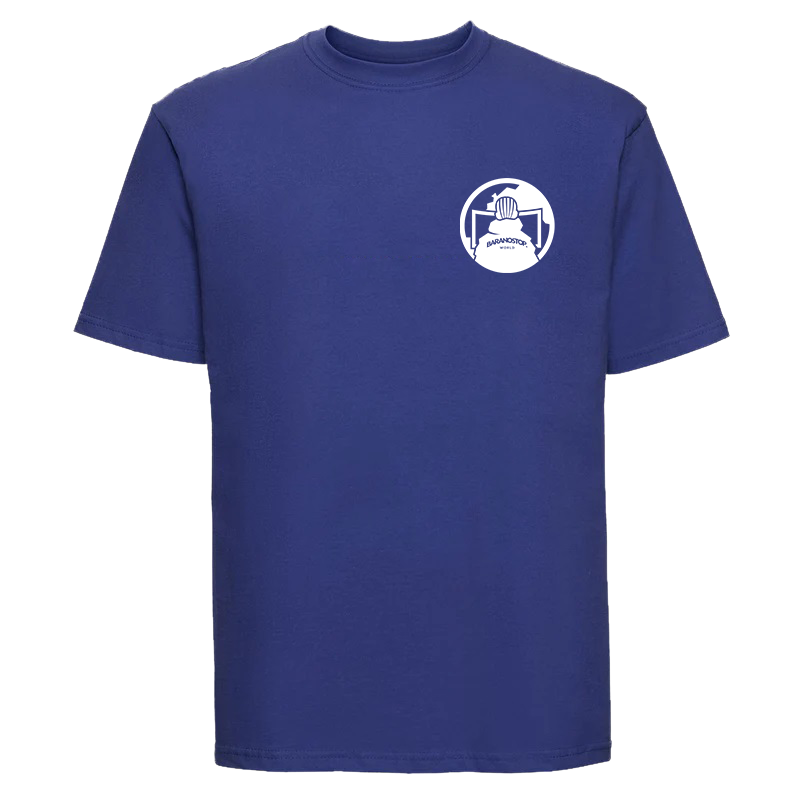 T-shirt Baranostop Logo Bleu