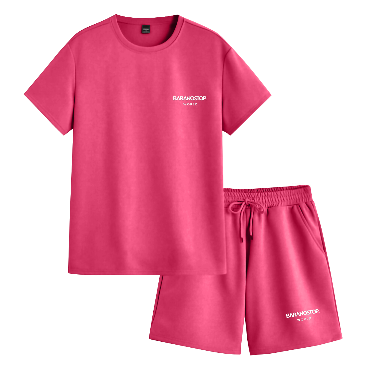 Ensemble Rose T-shirt/Short