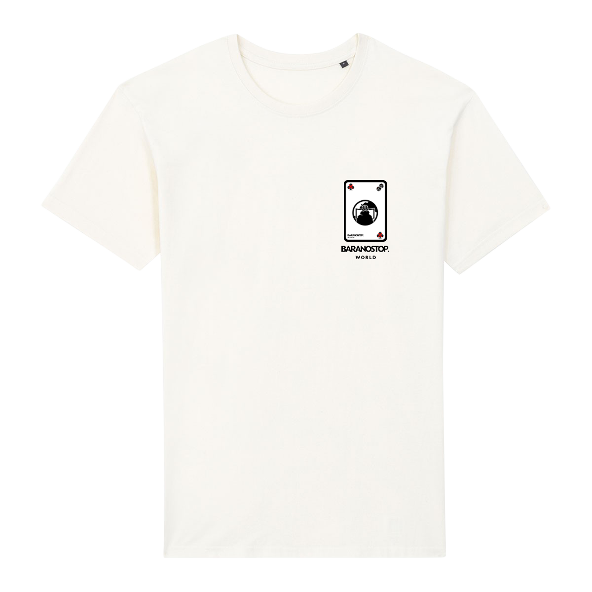 T shirt Card Blanc