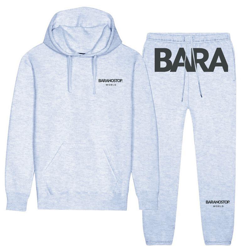 Survêtement coton gris Big BARA