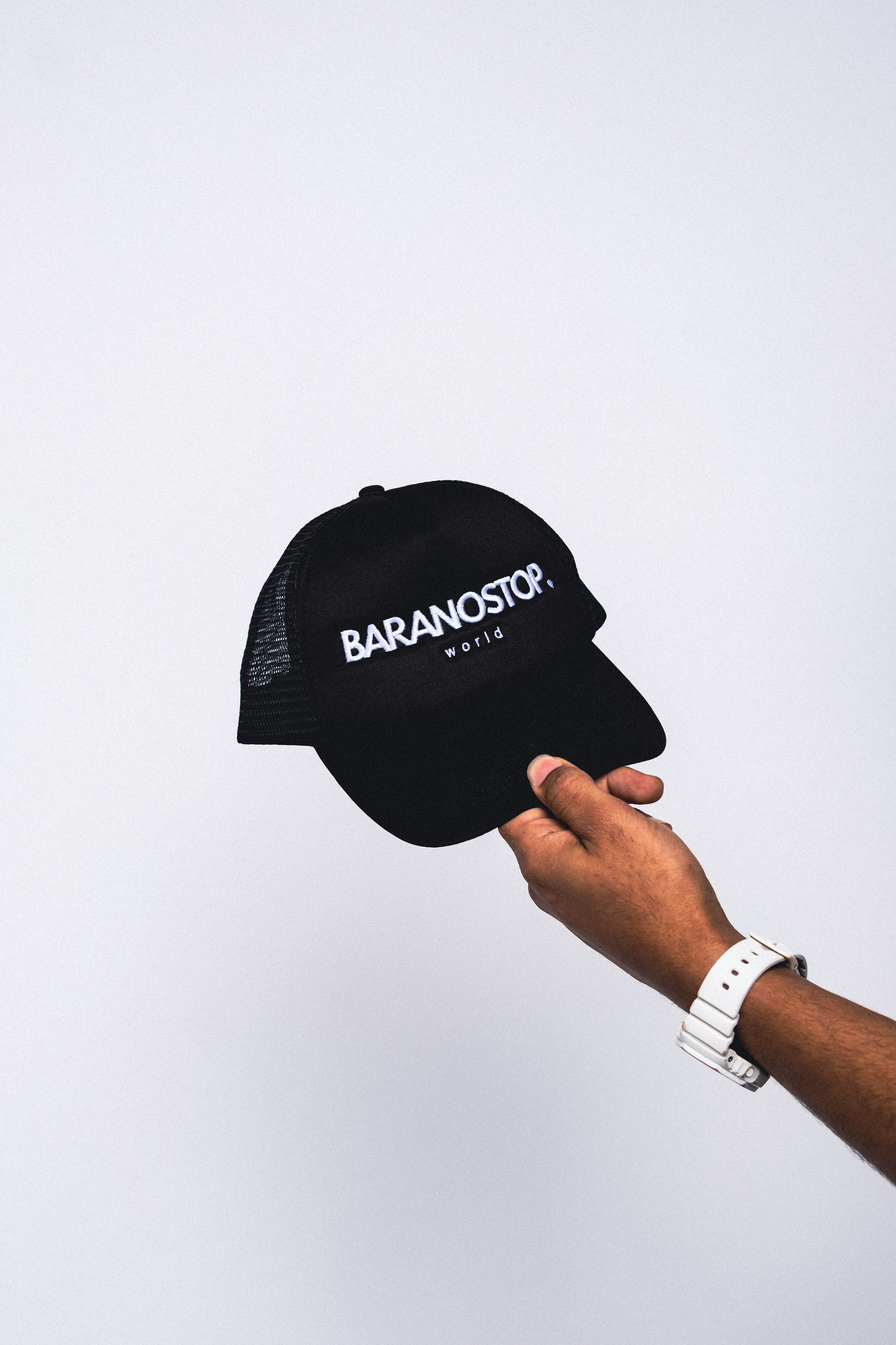 Casquette Trucker Mousse Baranostop Basic Black