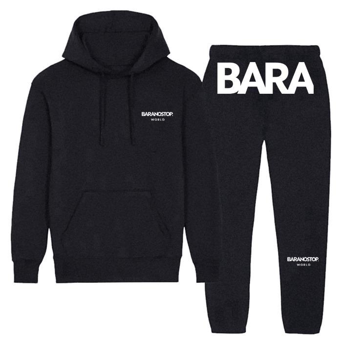 Survêtement coton noir Big BARA