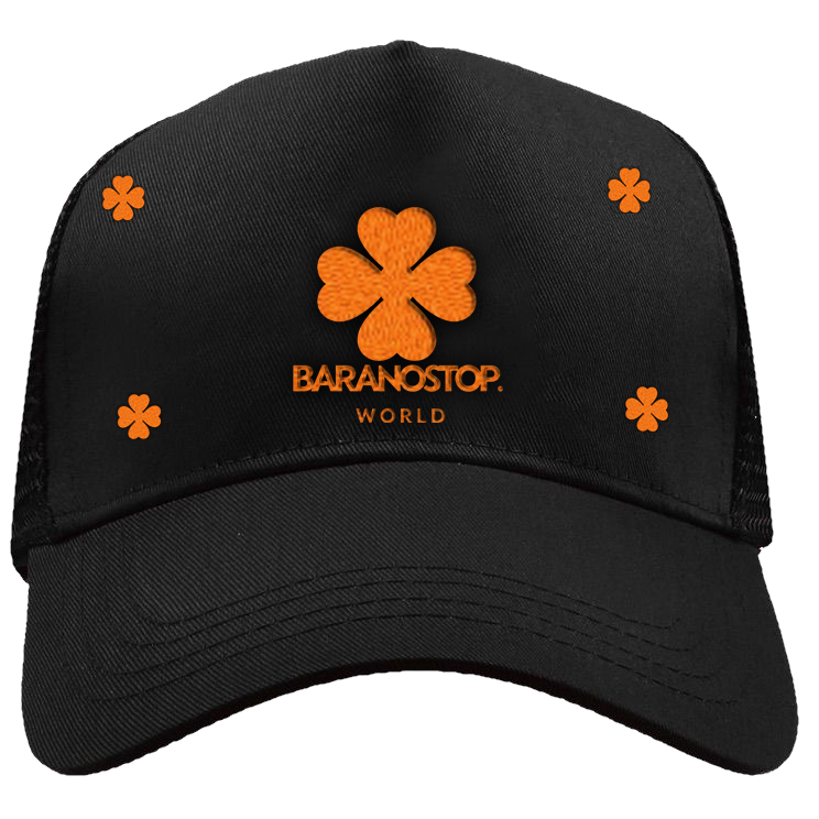 Cap Leaves Black/Orange