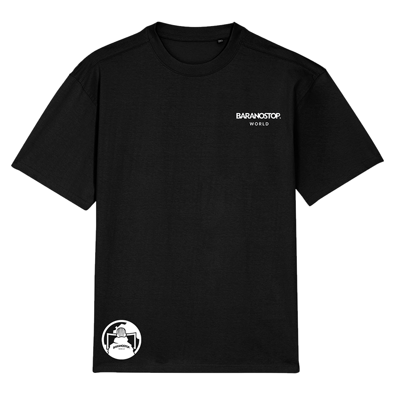 T-shirt Oversize Noir Baranostop