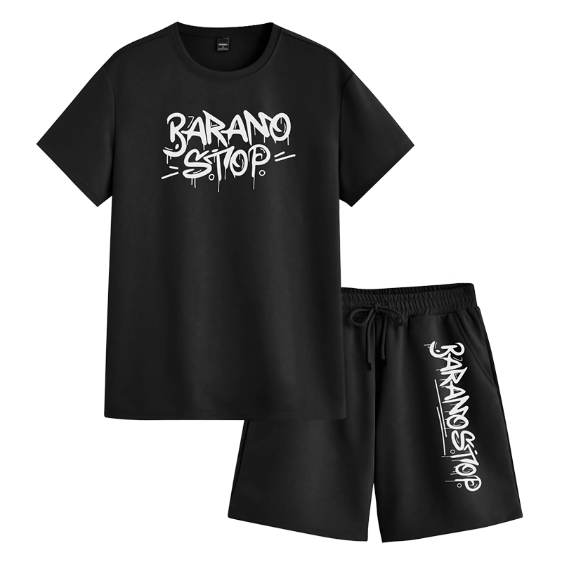 Ensemble Noir T-shirt/Short