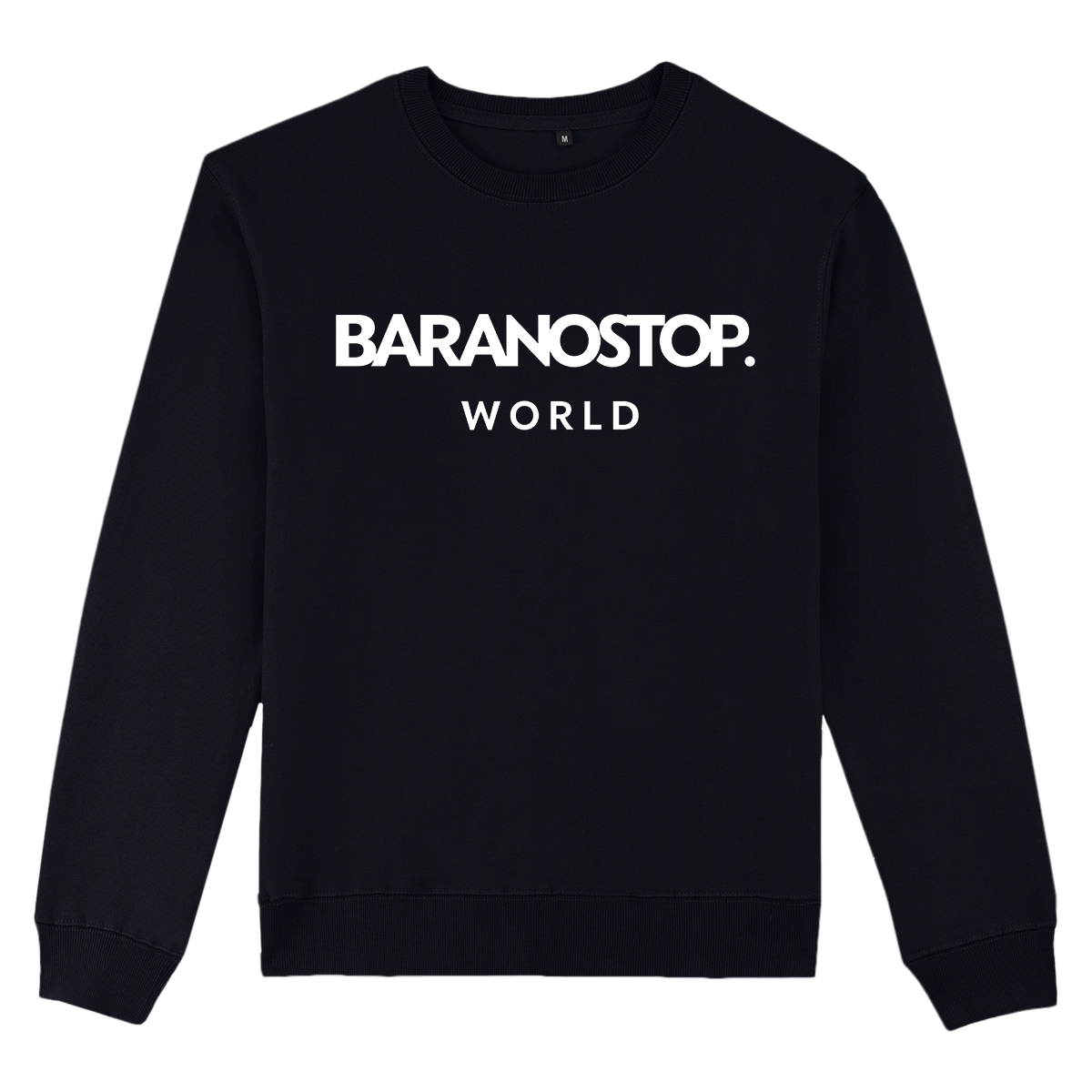 Sweat sans capuche Noir Baranostop Basic