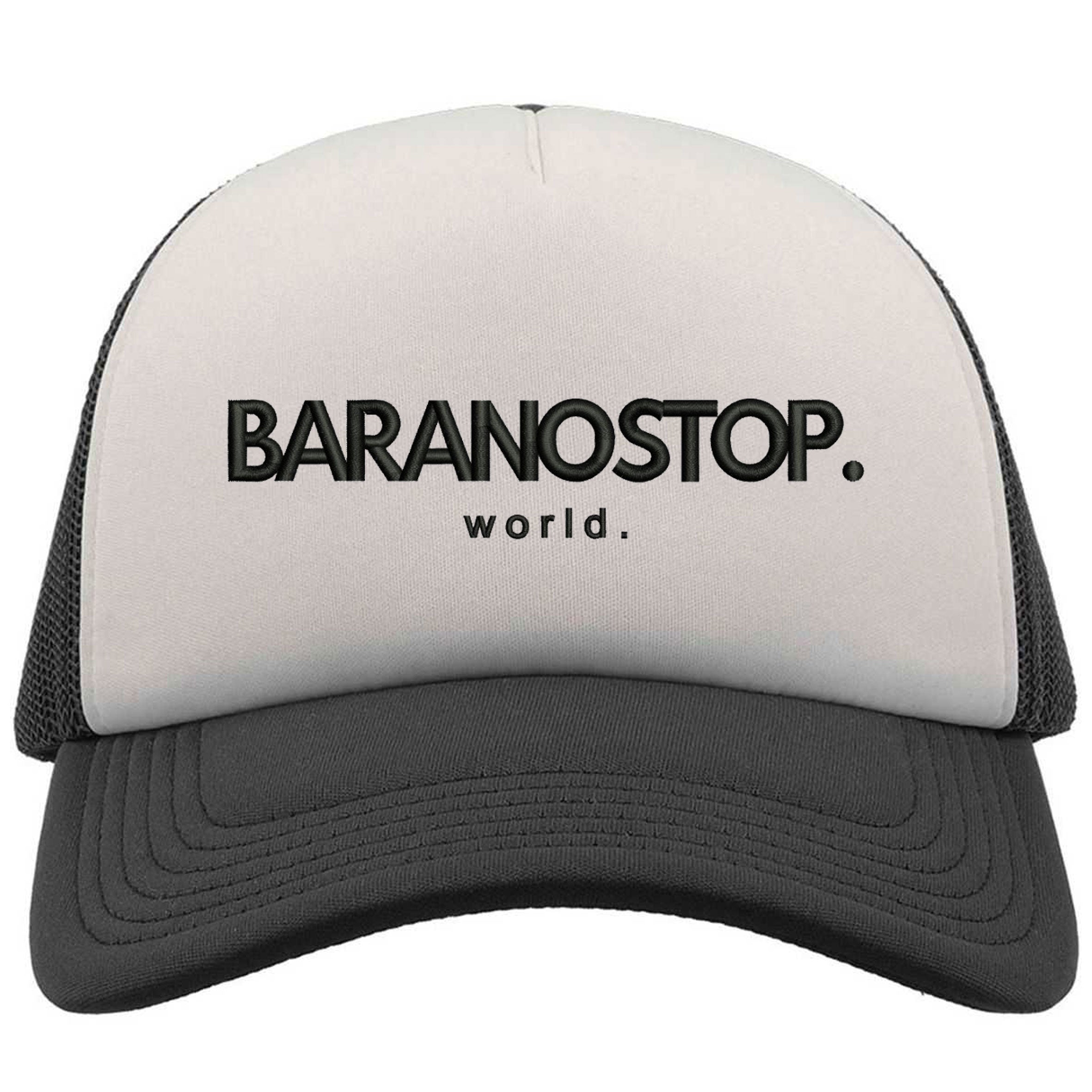 Casquette Trucker Mousse Baranostop Basic Black/White