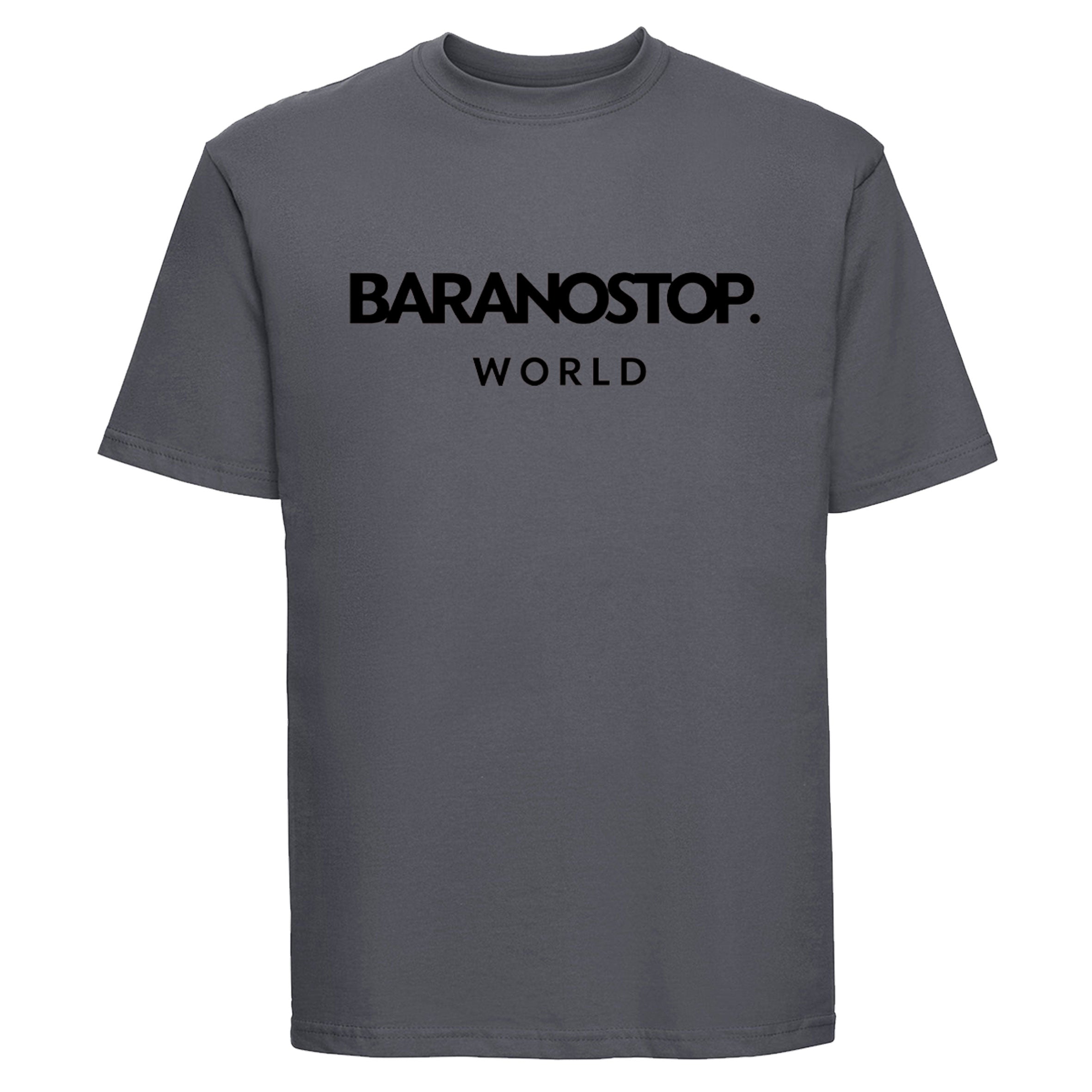 T shirt Gris Foncé  Baranostop Basic